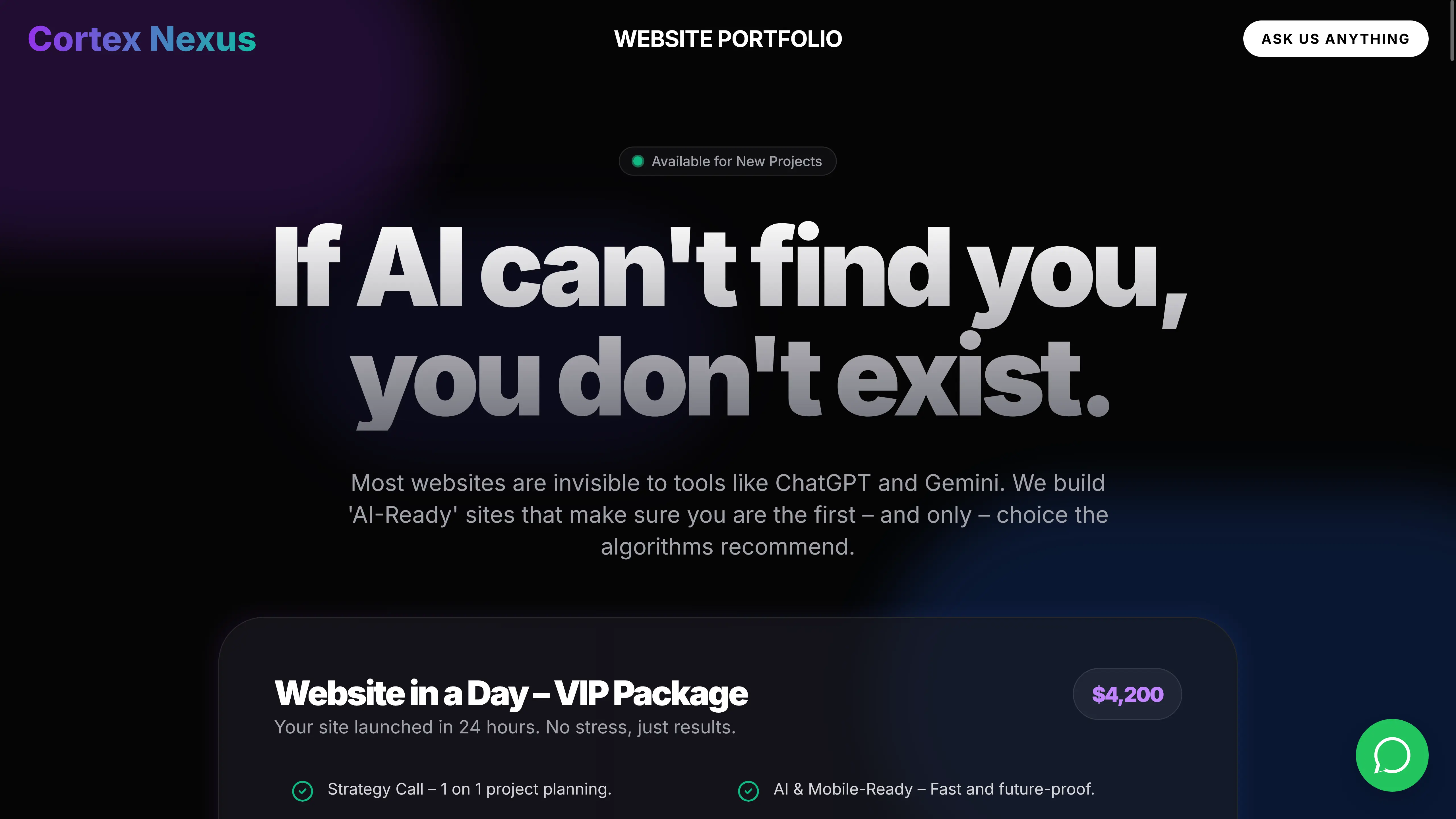 Rapid website building